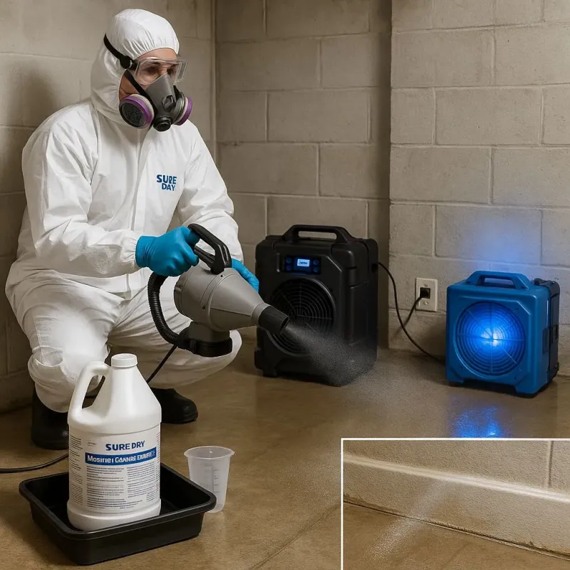 Sanitization and Odor Removal process in Cedar Park, TX