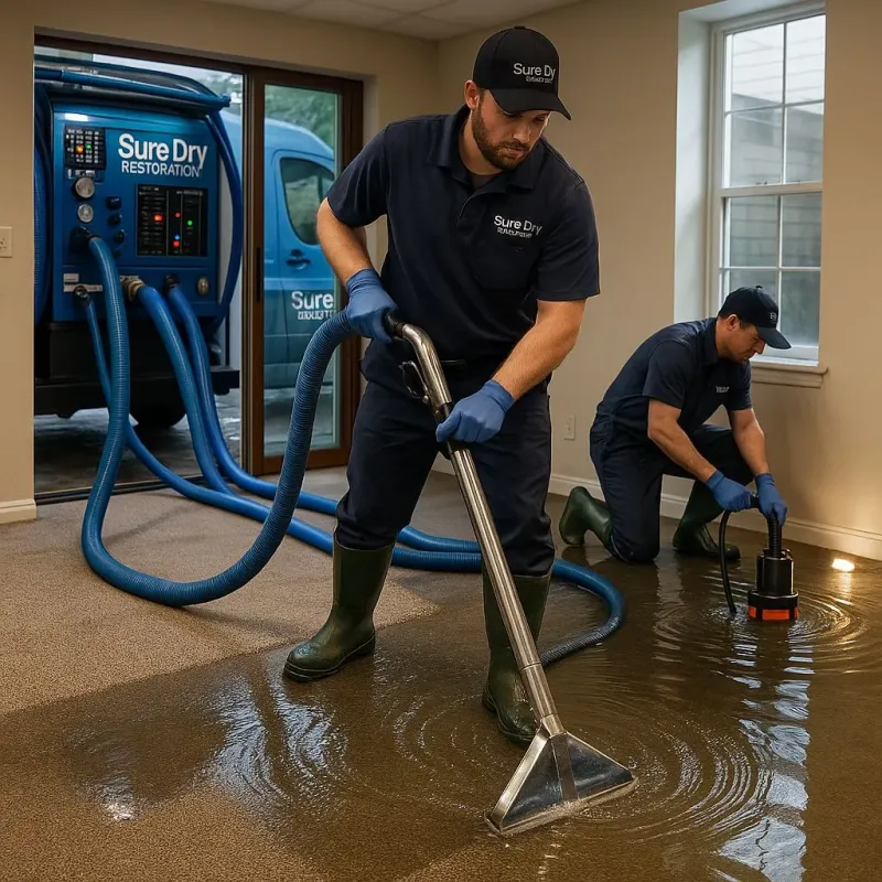 Water Extraction and Removal process in Cedar Park, TX
